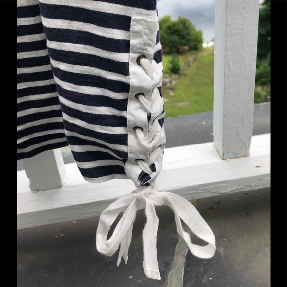 J. Crew Side Tie Nautical Shirt - Picture 2 of 3